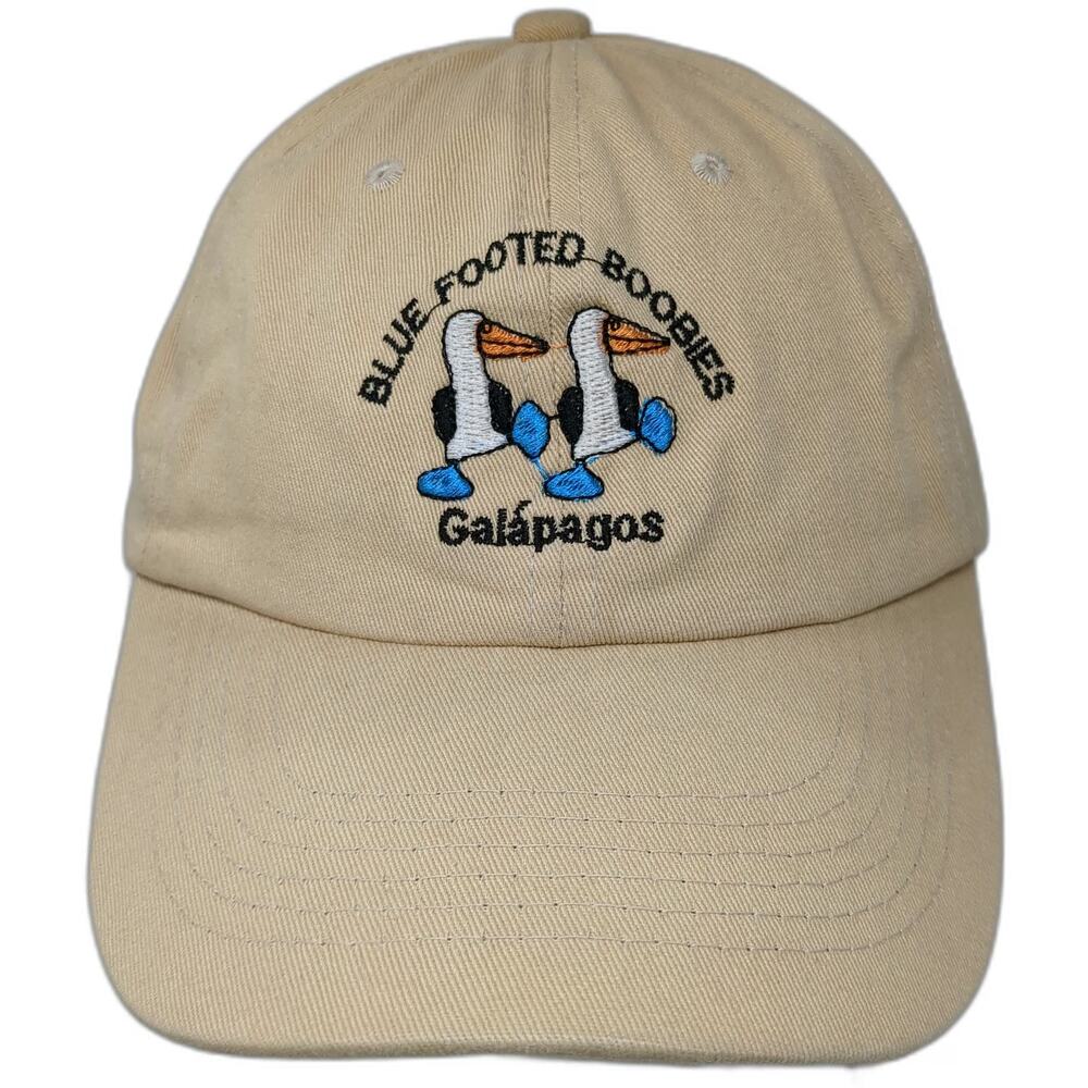 Neo Baseball Cap Beige One Size Galapagos Blue Footed Boobies Hat Adjustable